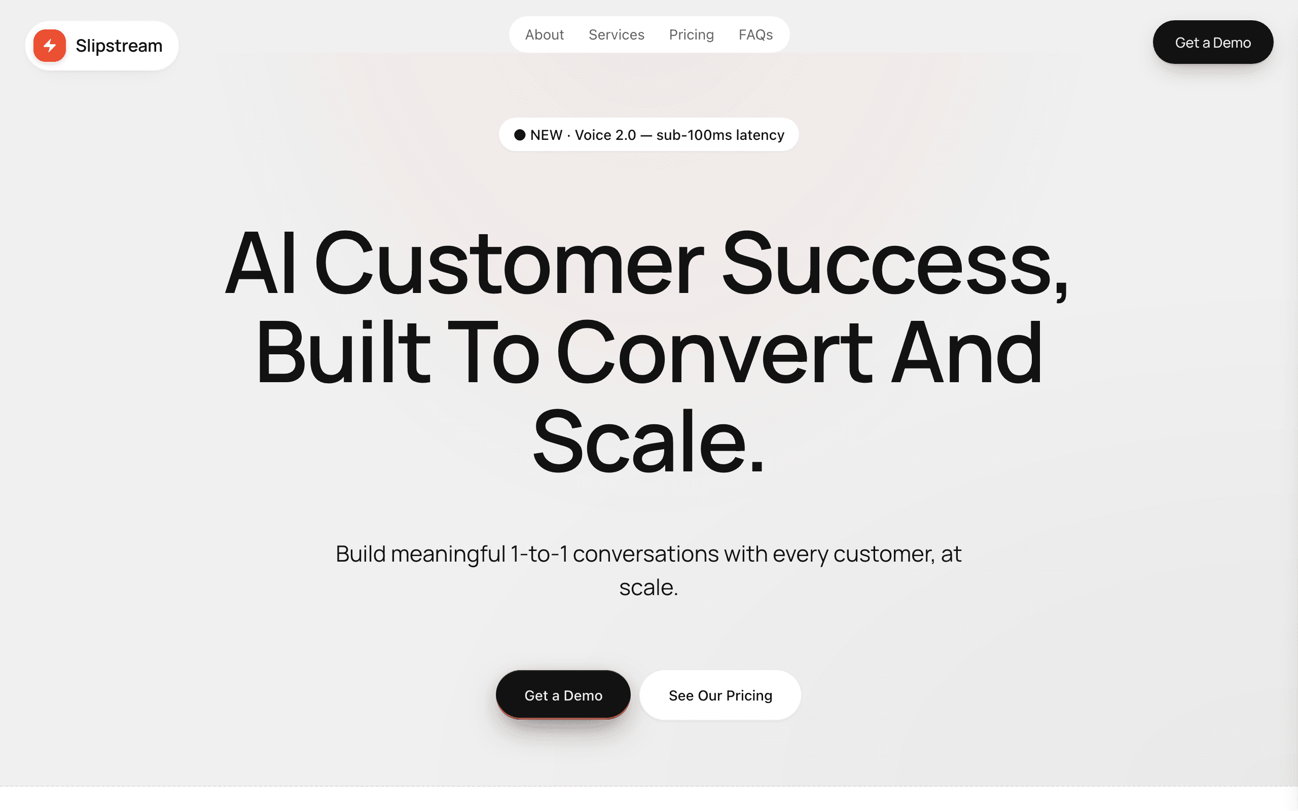 The Nimbus ai saas landing page template, home page